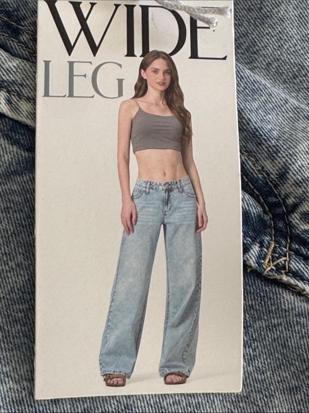 Simple Society Wide Leg Light Wash Women's Jeans Size 9/29